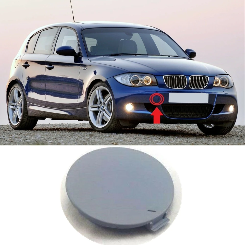 For BMW 1 E81 E87 2004 2011 FRONT M SPORT BUMPER TOW HOOK EYE