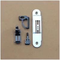 JUKI MH380 Gauge Set For 2 Needle Chain Stitch Needle Plate Presser Foot Needle Clamp Industrial  Sewing Machine Accessories 1