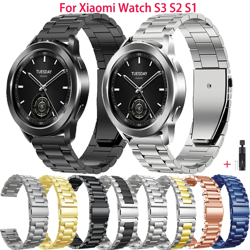 Premium 22mm Metal Stainless Steel Watch Strap - Durable and Stylish Replacement Band