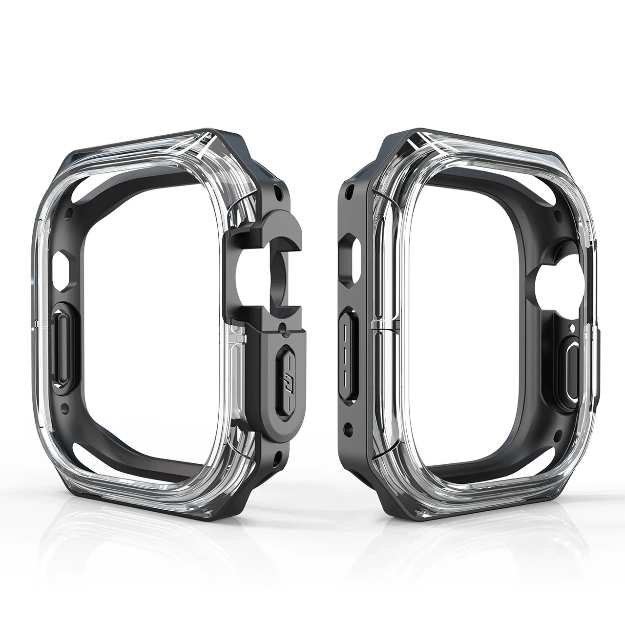  ġ TPU + PC ̽, Ʈ 49mm Ǹ Ŀ,  ȣ , iWatch ø 8 SE 7 6 44mm 40mm 45 41mm ̽