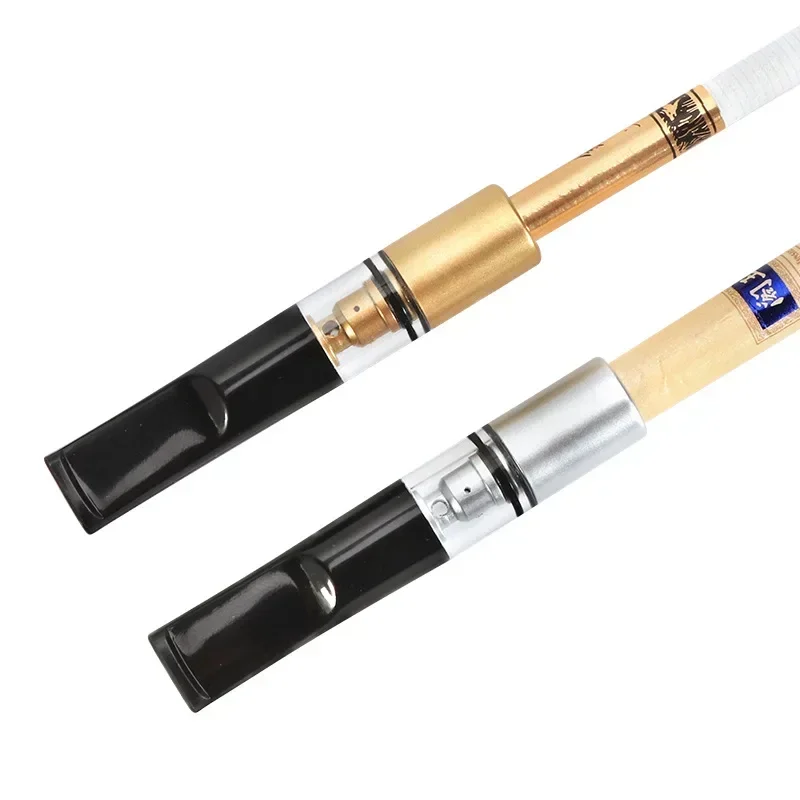 Cigarette Holder 2 Pcs/Box Filter Reduce Tar Cleanable Reusable Recycling Mouthpiece Smoking Accessories
