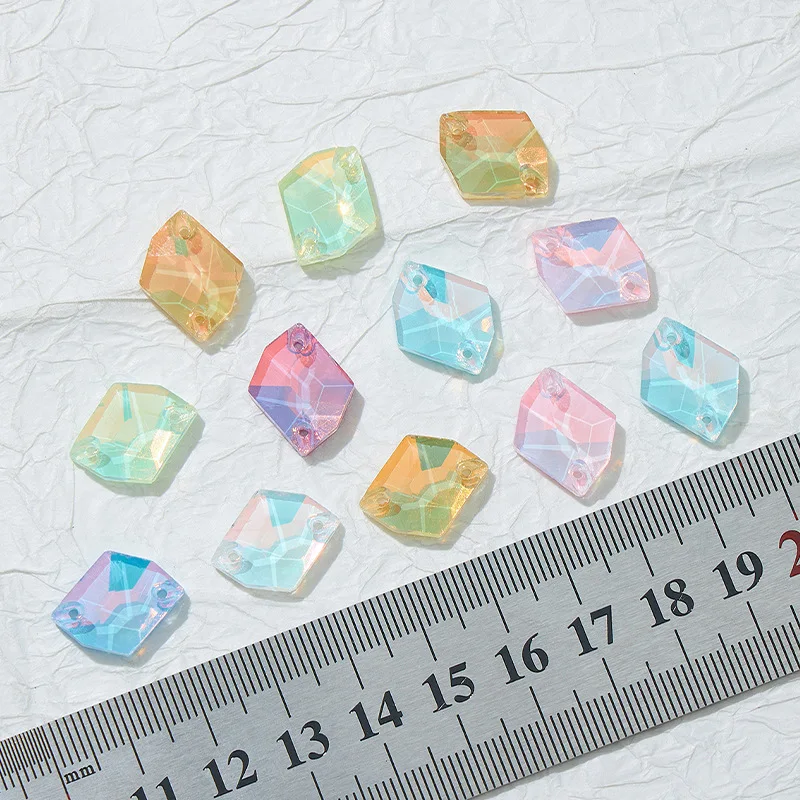 Opal Mocha Cosmic Sew On Rhies Glass Crystal Strass Flatback Sewn Rhie Sewing Stones For Wedding Dresses Needlework