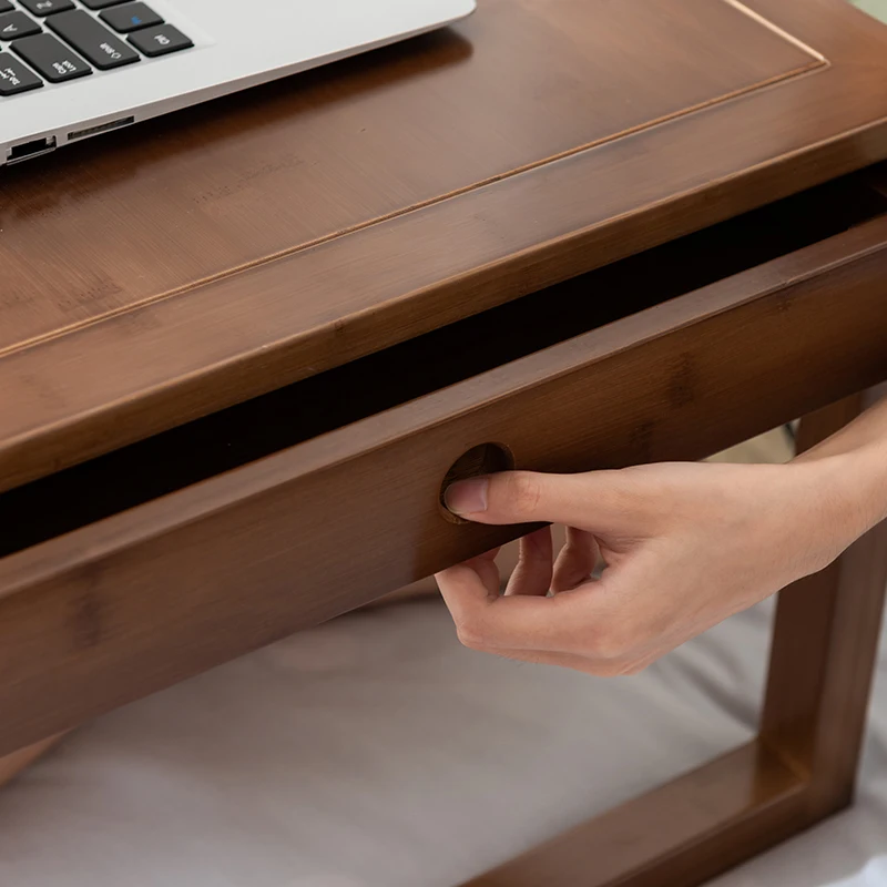 Tavolino da tè in bambù Tavolino da caffè Pieghevole Giapponese Tavolo da Altare per la Meditazione Tavolo Tatami Pieghevole Portatile Basso per Soggiorno, Sala da Pranzo, Decorazione Domestica
