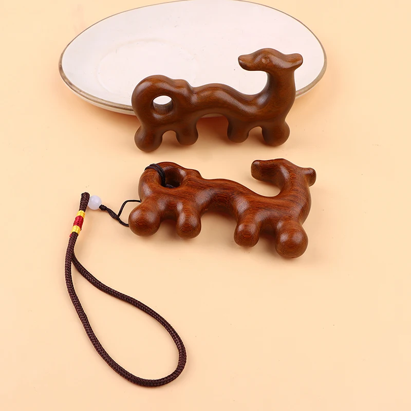 

Массажная Расческа с широкими зубьями, гребень для иглоукалывания без рук из сандалового дерева, золотистого шелка, для ухода за здоровьем