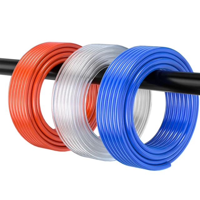 สายลมอัดอากาศ 10ม./20ม./50ม./100ม. ขนาด 4มม. 6มม. 8มม. 10มม. 12มม. ท่อโพลียูรีเทน ท่อลม ท่อ PU สำหรับเครื่องอัดอากาศ 1