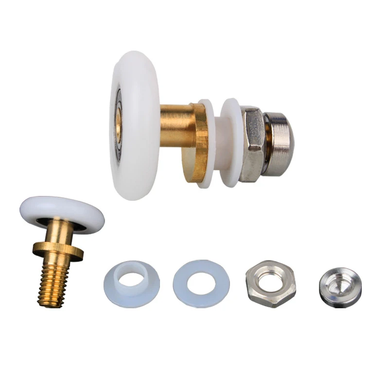 Description Picture 5 of item8Pcs 20/23/25/27mm Shower Glass Sliding Door Hanging Wheel Roller Bathroom Sliding Cabinet Eccentric Pulleys Replace Accessories
