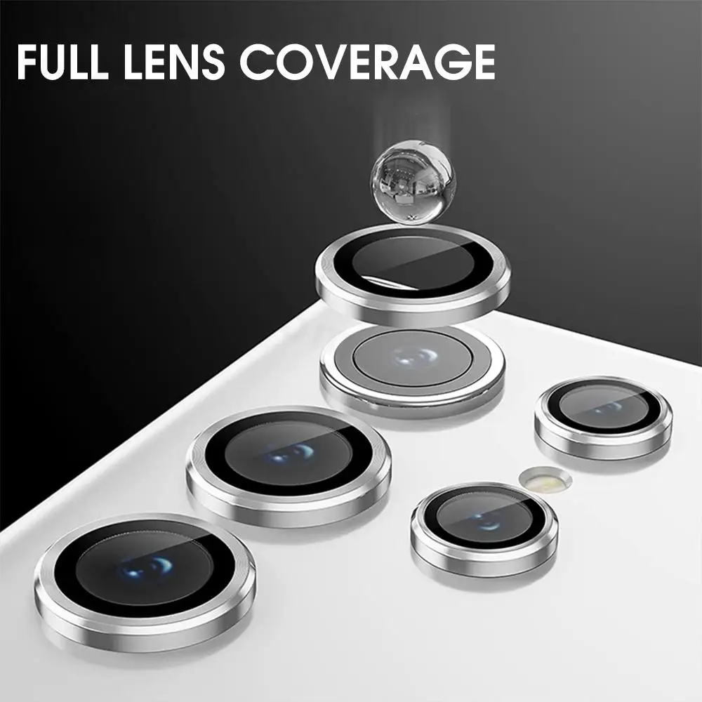 For Samsung Galaxy S22 Ultra Camera Lens Protectors Metal Camera Ring Case Glass For Samsung S 22 S22Ultra 5G Protective Cap best phone screen protector