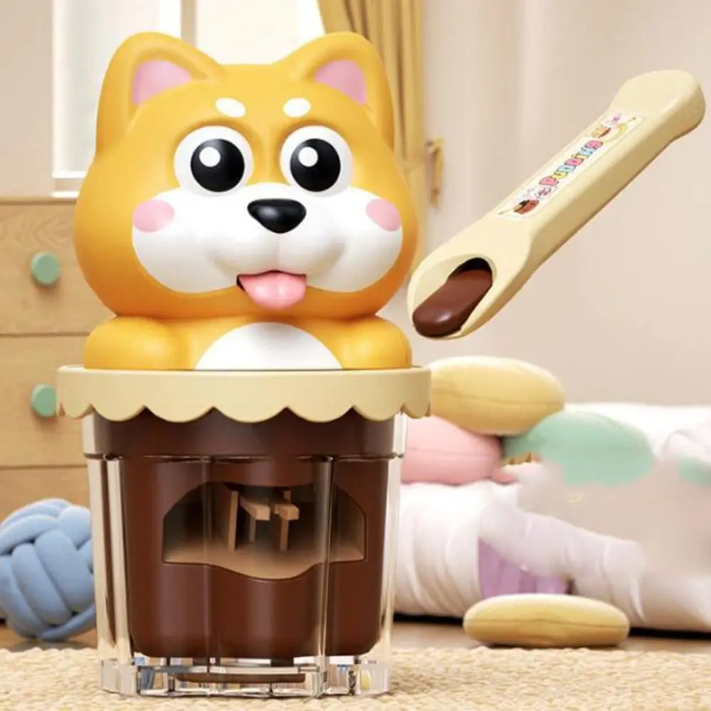 Food Feeding Pudding Dog Set Feeding Role Play Simulation Talking Pudding Dog Early Education Japanese Play House Children's