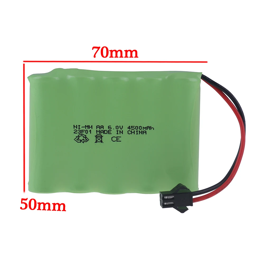 4.8v/6v/7.2v/9.6v 4500mAh Rechargeable Battery or 3000mAh Nimh AA Battery Pack For Rc toys Cars Tanks Robots Guns Boats 1Pcs 3