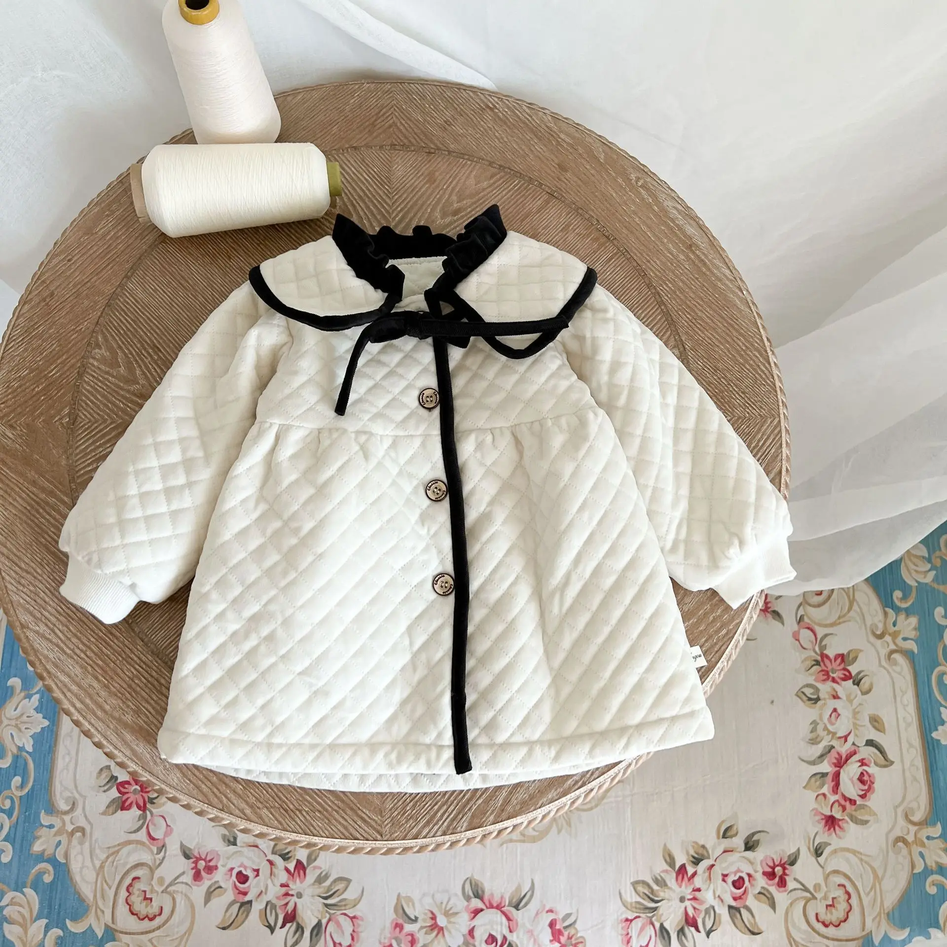 Fashion Baby Girl Cotton Padded Jacket Winter Infant Toddler Child Coat Warm Thick Outwear Baby Clothes 1-4Y