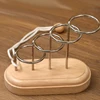 Classic Wooden Rope Puzzle Educational Intellectual Toys Mind Games for Adults Kids Brain Teaser IQ Challenge Juegos De Ingenio 1
