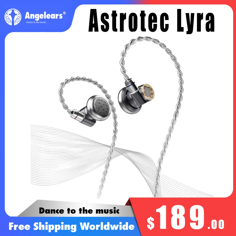 Astrotec-ライラクローバー有線フラットヘッドセット,限定フラッグ