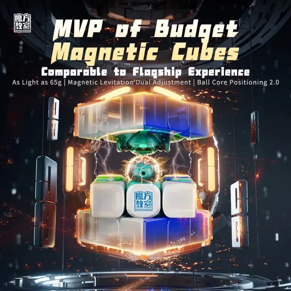 Enhanced Magnetic Speed Cube Puzzle – Professional 3x3x3 Magic Toy Gift