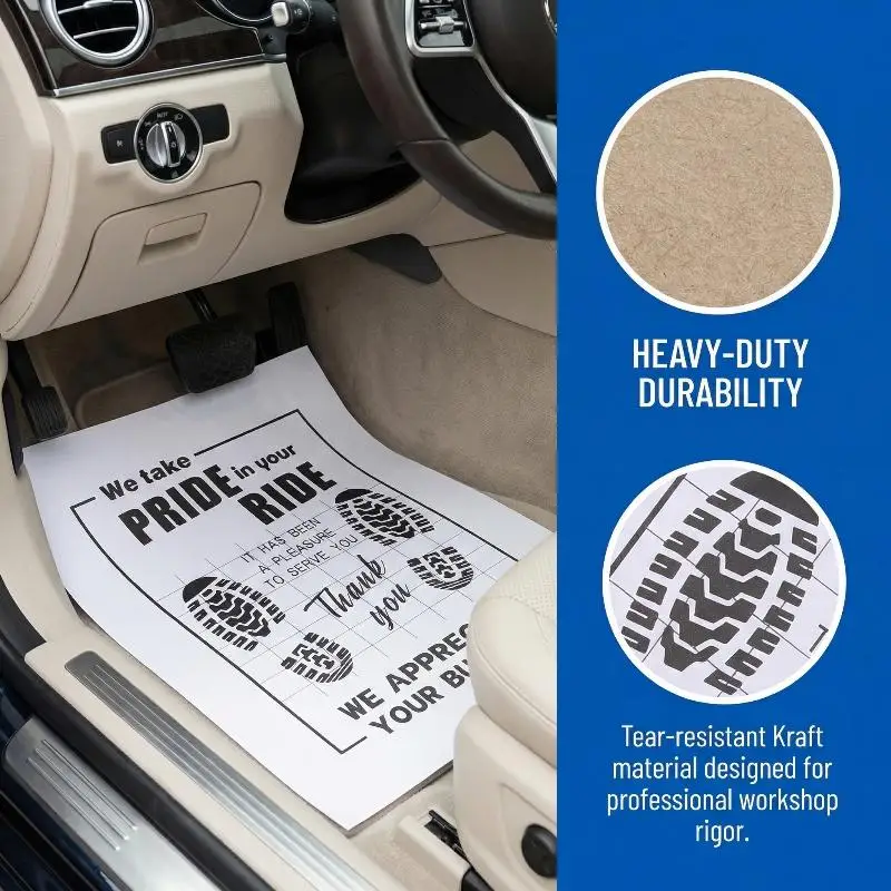 Disposable Waterproof Anti-Slip Car Floor Mat for Interior Protection and Cleaning