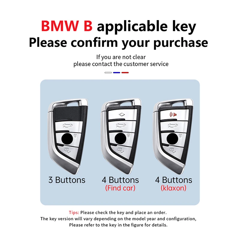 Premium Car Key Case Cover and Keyring - Elegant Car Styling Accessory