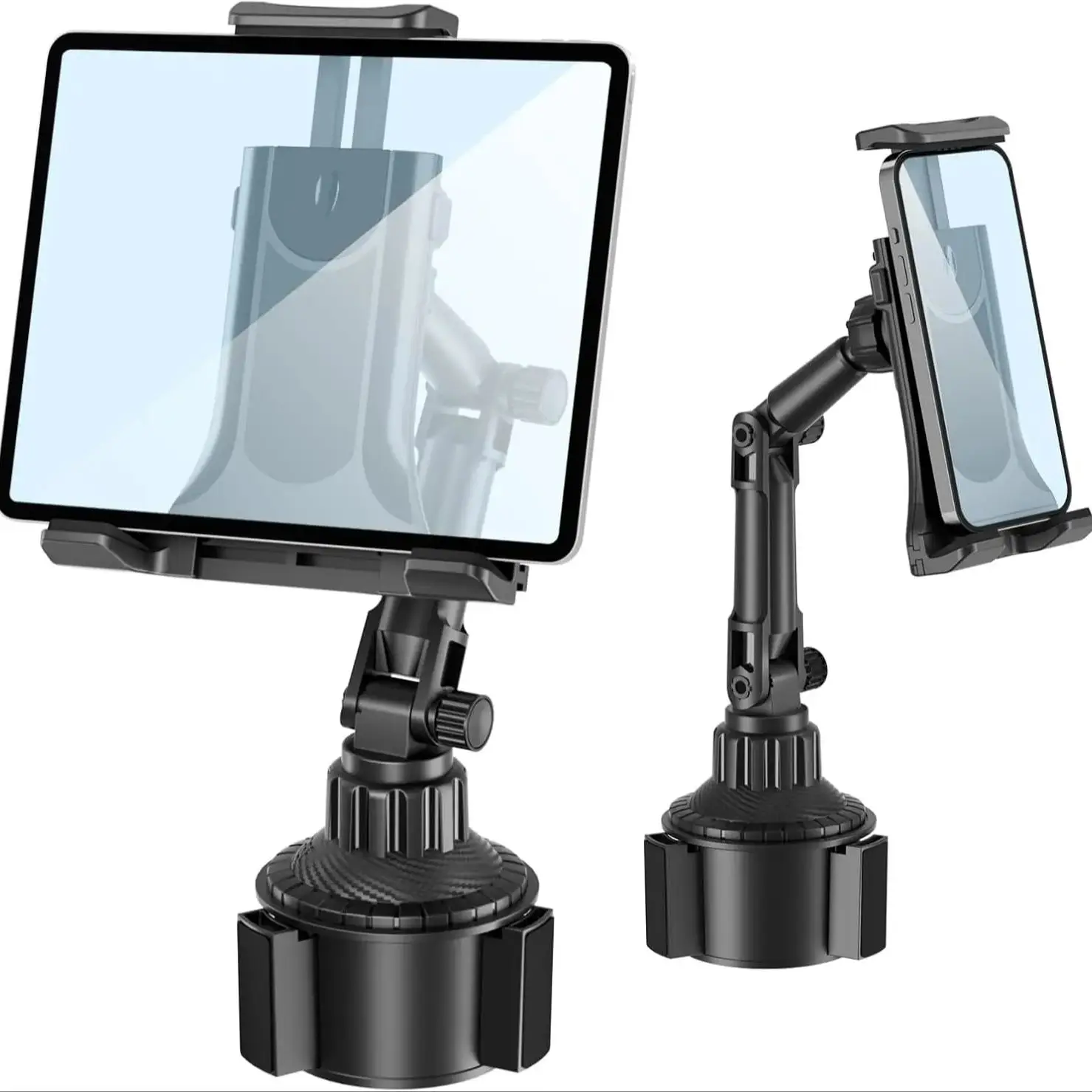 1Pc Universal 360 Adjustable Car Tablet Stand Holder,Car Cup Phone Holder Mount,Auto Cup Cradle for 4.7-13 in Tablet iPhone iPad