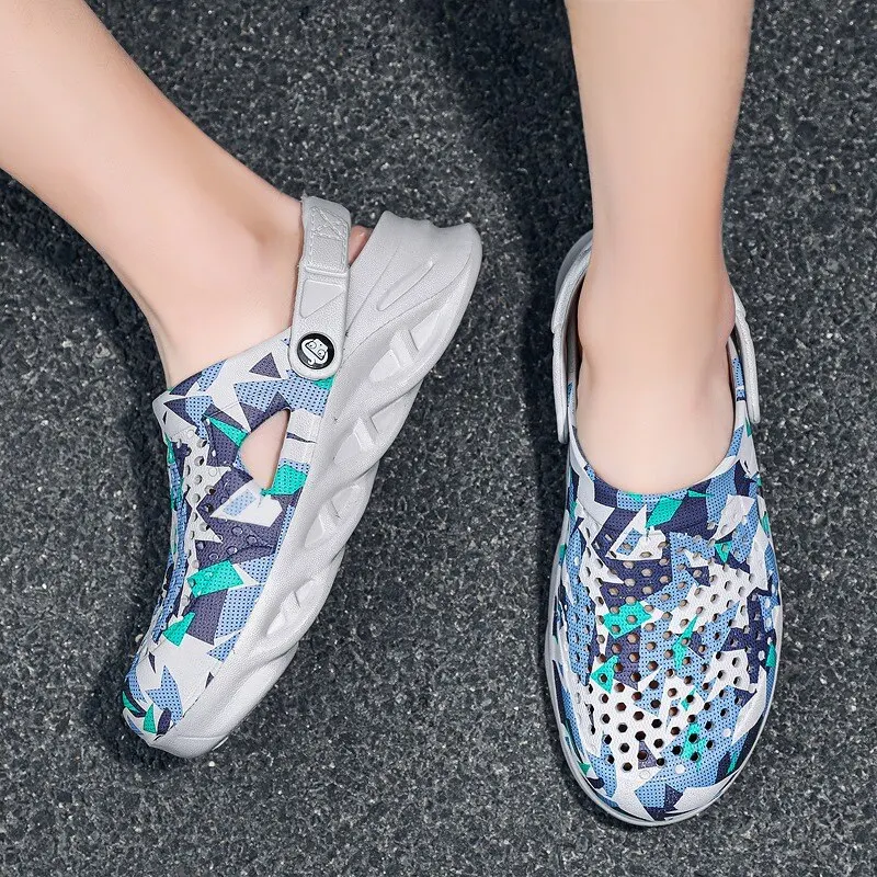Beach Sandals Unisex Summer Men Clogs Platform Women Outdoor Casual Non-slip