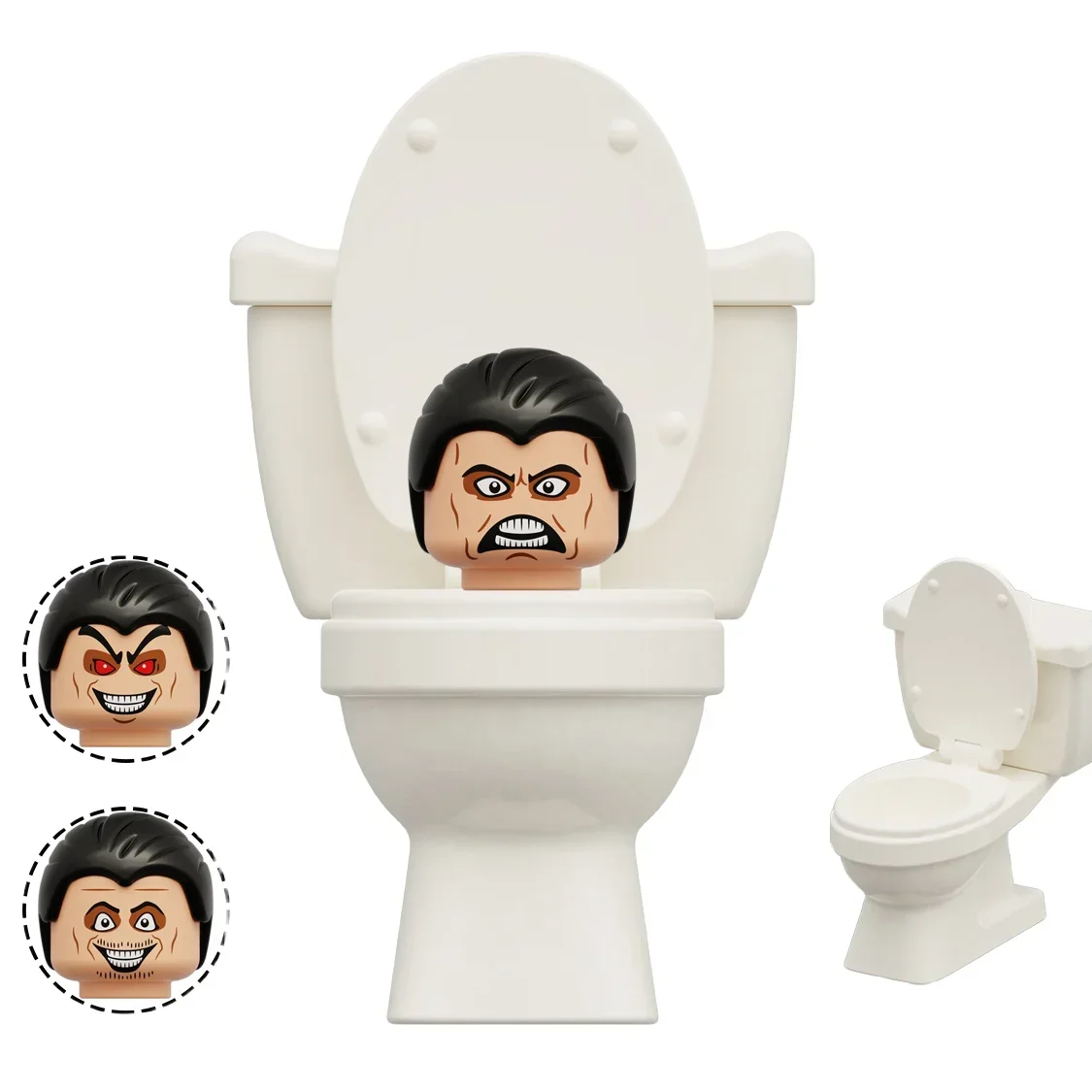 4CM Skibidi Wc Mann Mini Figur Monitor Bausteine Audio Kamera Mann Spielzeug Junge Kinder Weihnachten Geburtstag Geschenk – Detail 7