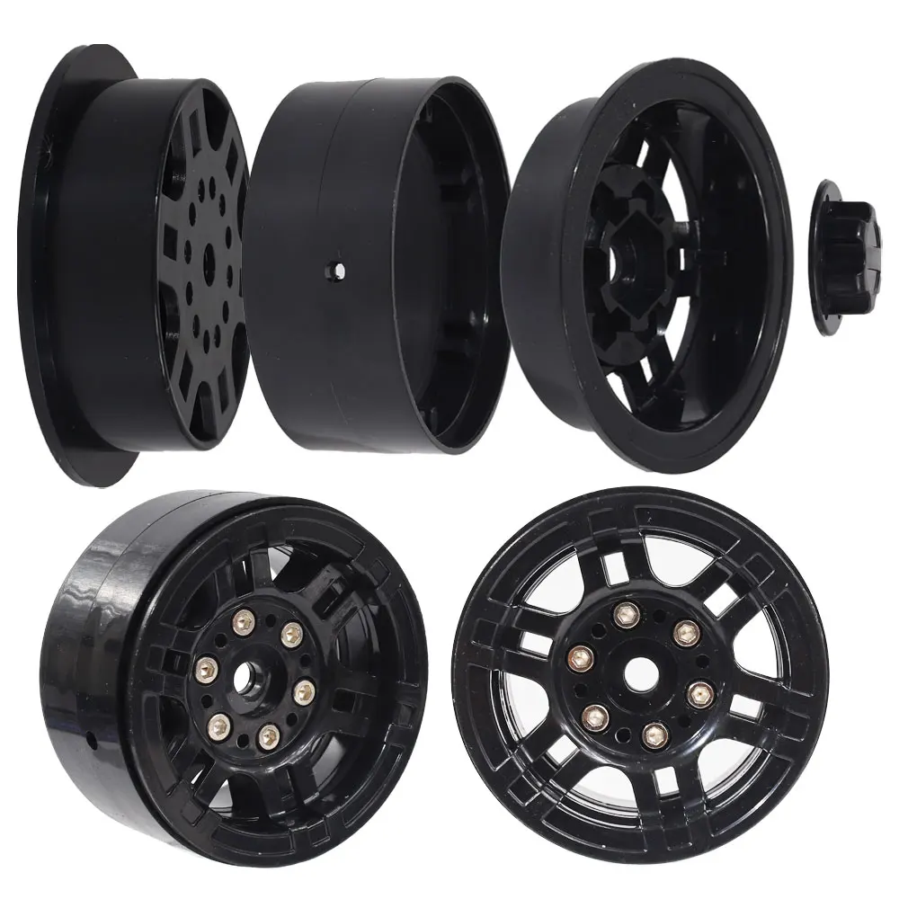 

1,9 дюймовая Ступица колеса Beadlock для 1:10 радиоуправляемого гусеничного транспортного средства Axial SCX10 TAMIYA CC01 D90 D110 аксессуары для обновления шин (4 шт.)