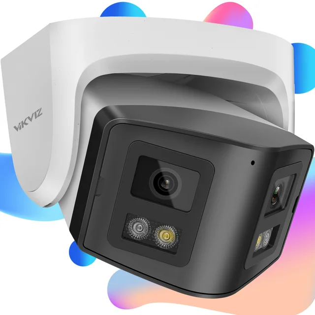 Hikvision Compatible 4K 8MP 180° Panoramic IP Camera IR&ColorVu 2-way Audio Human Detection SD Card Slot Plug&Play HIK NVR - Image 5