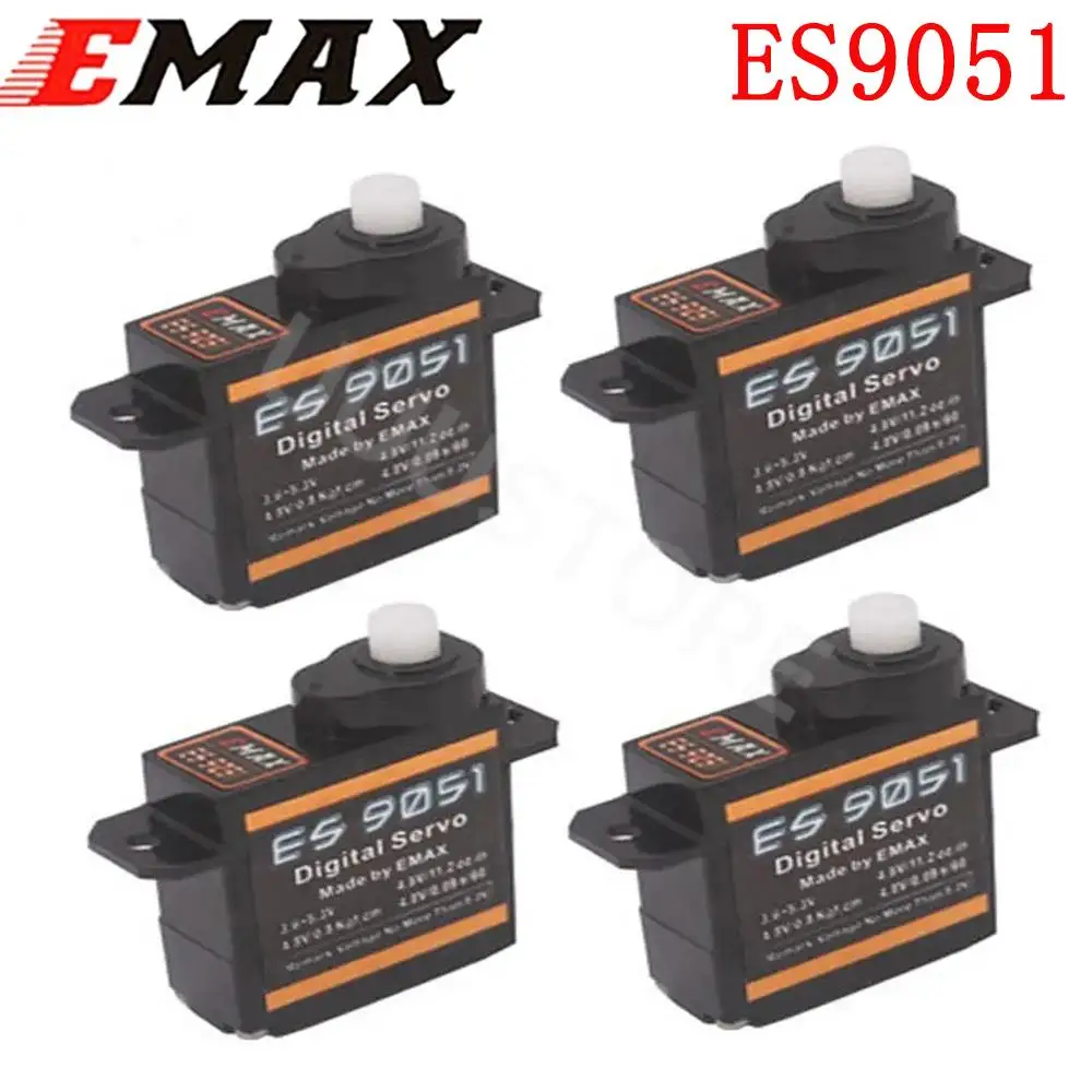 

4 шт. Emax ES9051 цифровой мини-сервопривод для радиоуправляемой модели