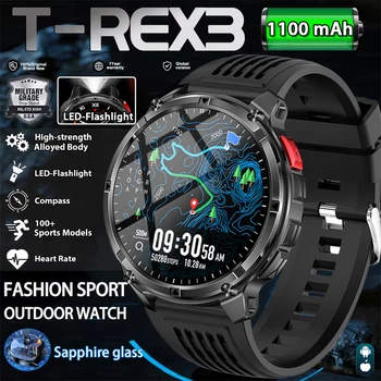 1100mAh AMOLED Smartwatch