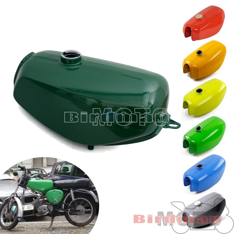 Tank / Petrol Tank compatible with Simson S51 / S50 / S70 with side cover  Craftride blue
