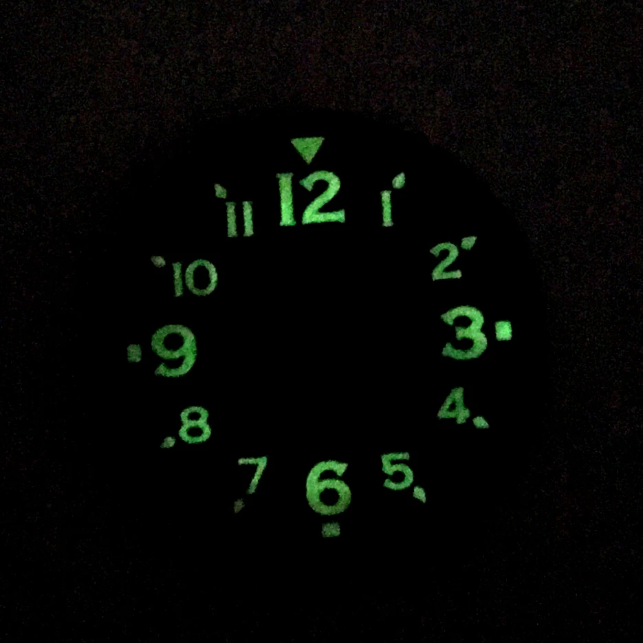 Modified 30MM Black Green Dial Replacement Precision Green Luminous Lettering Dial Fit For 8215 Movement ED1