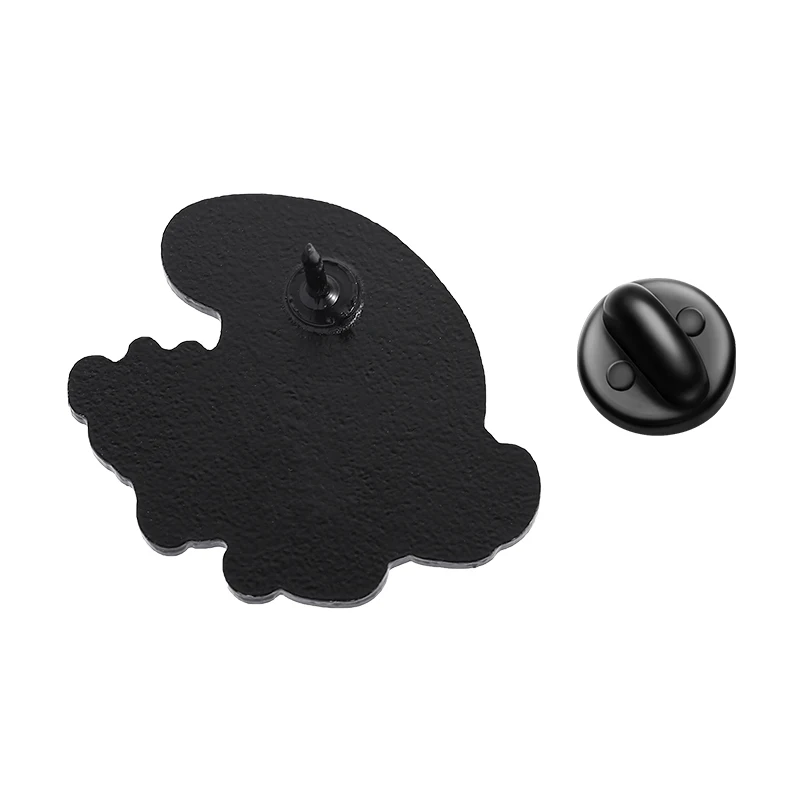 Lustige vereinfachte Figuren Flork Meme mit Bier Blume Emaille Pins süße Geste Liebe Broschen Revers Abzeichen Schmuck Geschenk für Freunde – Detail 12
