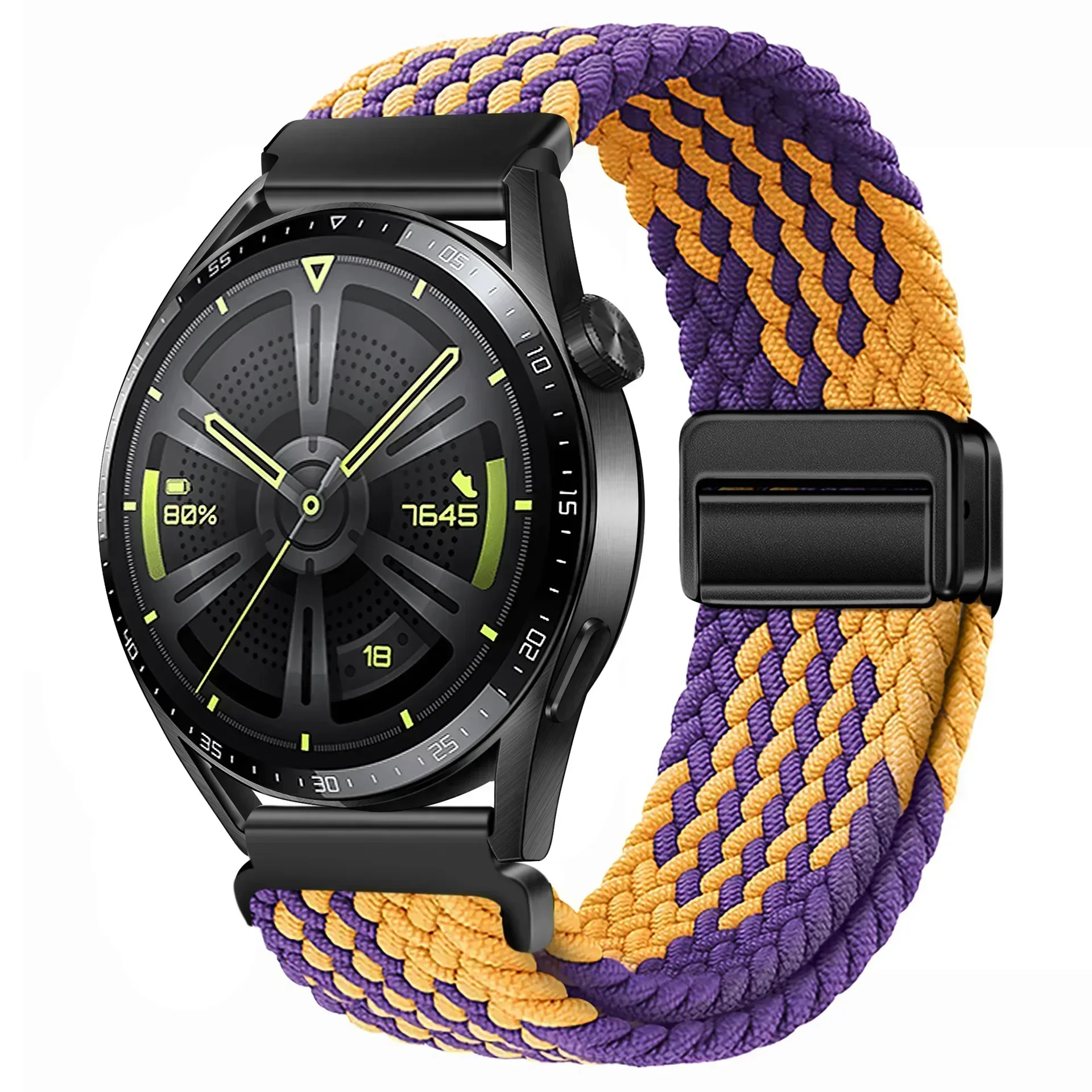 Magnetic Braided Nylon Watch Band - 22mm & 20mm Strap