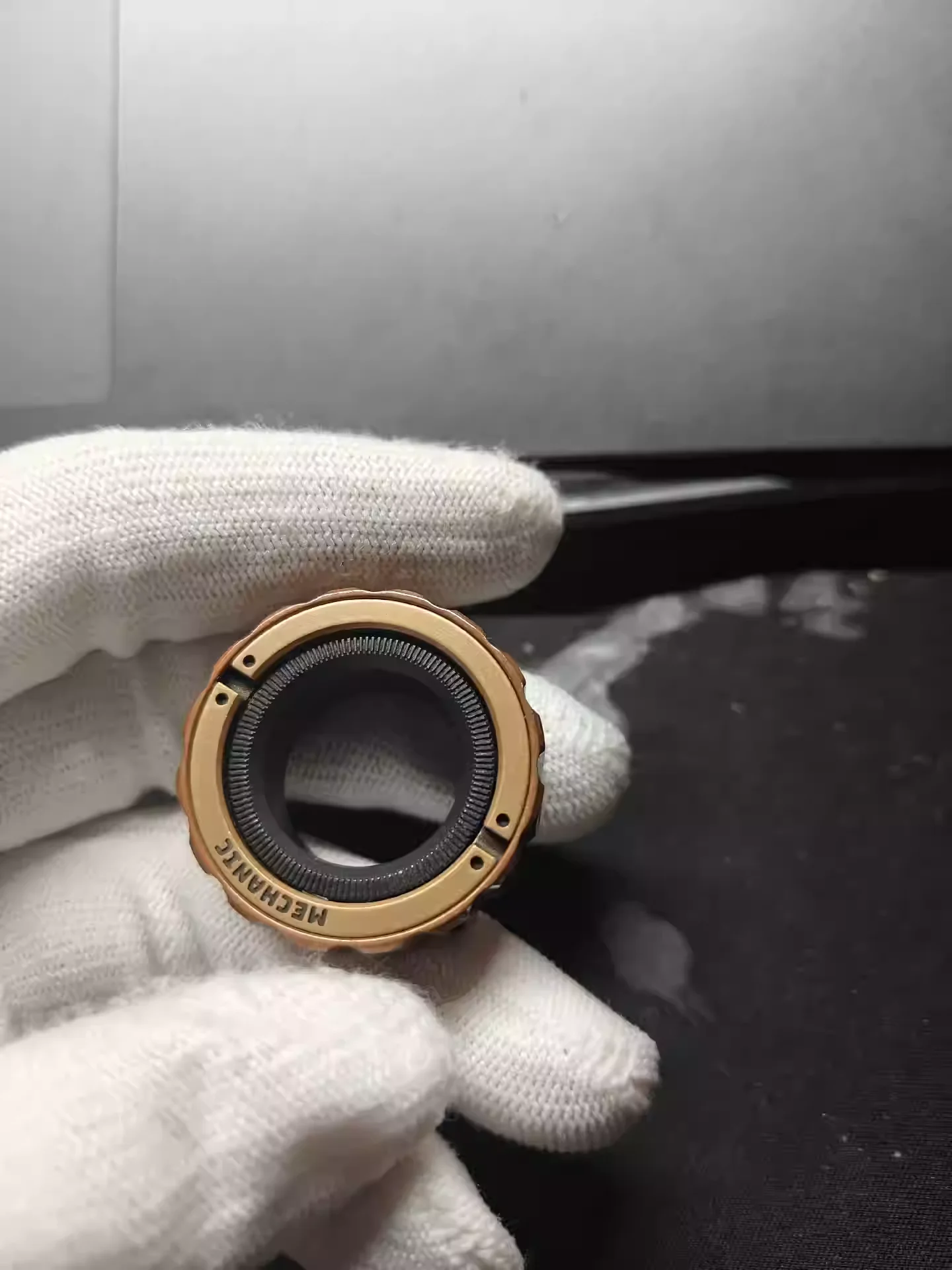 

Old blacksmith machinist H Ratchet ring EDC