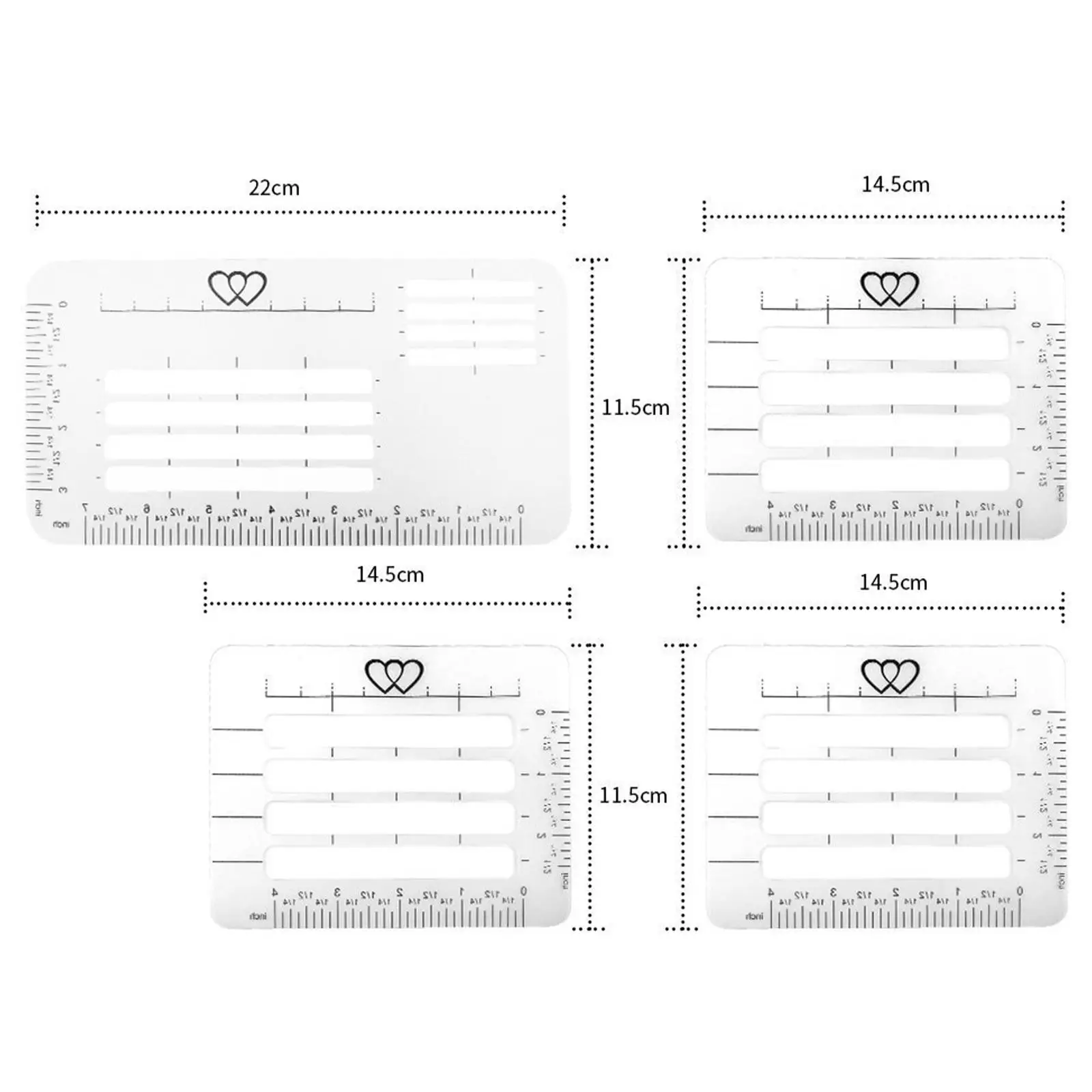 Envelope Addressing Guide Stencils Templates for Birthday Cards Scrapbooking