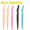 Eyebrow Razor Eyebrow Trimmer Women Face Razor Hair Remover Eye Brow Shaver Blades for Cosmetic Beauty Makeup Tools 1/5/10 Pcs 2