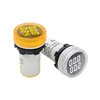 Mini LED Round Digital Counter Meter 22mm 6 Digital 0-999999 AC 220V-380V Electronic Signal Totalizer Panel Counter Meter 2