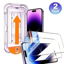 Premium HD Tempered Glass Screen Protector with Oleophobic Coating (1 - 4 Pack) - 4PCS (iPhone 13 13 Pro)