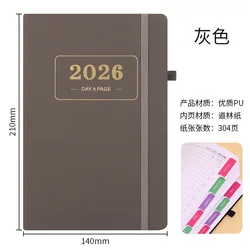 Ultimate 2026 Daily Planner: All - in - One Productivity & Goal - Setting Companion - A5 (Grey)