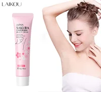 Laikou Sakura Body Whitening Bleach Cream Brighten Underarm Elbow Knees Joint Removal Intimate Parts Dark Spots Melanin 30g 1