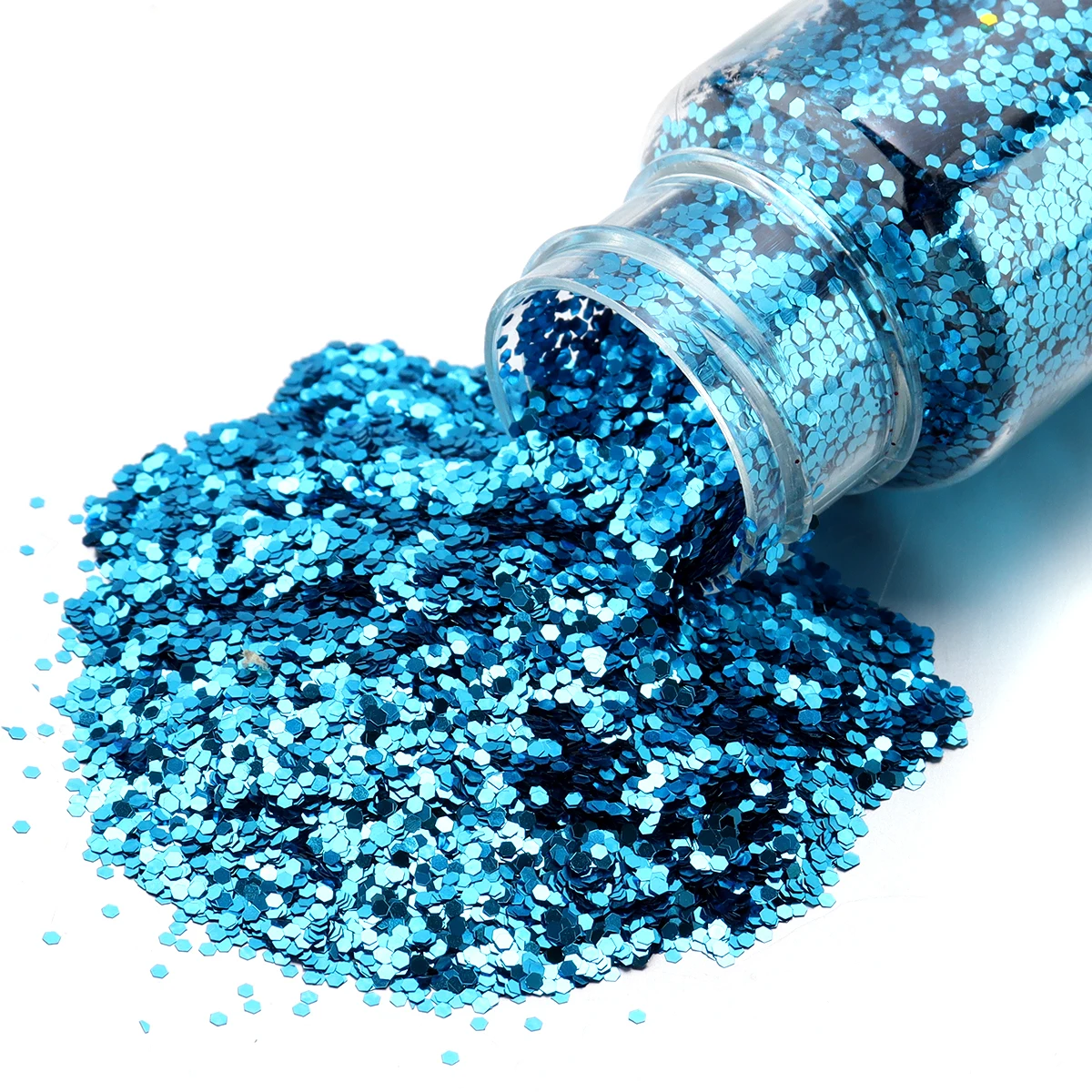 Sparkly Fine Glitter Powder for Arts and Crafts, Nail Art, and Cosmetic Use - Rainbow Colors