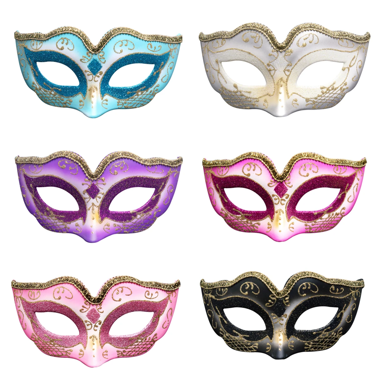 

Painted Half Face Mask Masquerade Party Gift Costume Prop Masks