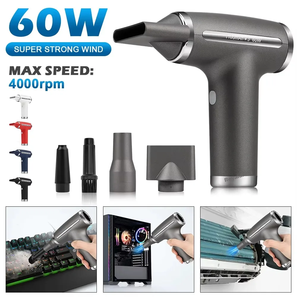 Description Picture 2 of itemPortable Wireless Multifunction Air Duster Handheld Poweful Cleaner Outdoor Sports High Speed Blow Dryer for Switch/Xbox/PS4/PS5