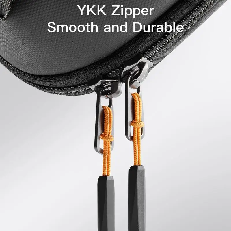 Travel Tech Organiser 2024 New 180 Opening Cable Organiser Electronics Bag Battery Storage Case Tech Organiser Cable Storage Box