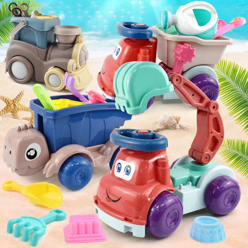 Letnie zabawki plażowe dla dzieci niemowlęta kopiące zabawki do piasku  plastikowe wiadro łopata forma piasku do podlewania, butelka dzieci letnie  gra plażowa - AliExpress
