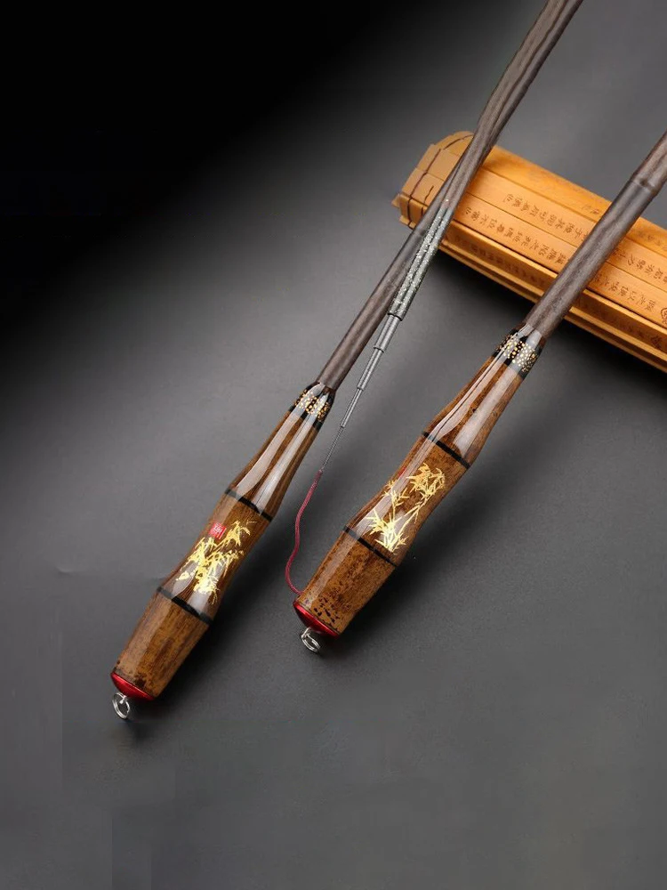 Fishing Rod 1.8-4.5m Telescopic Short Section Portable Stream Lake Hand Pole