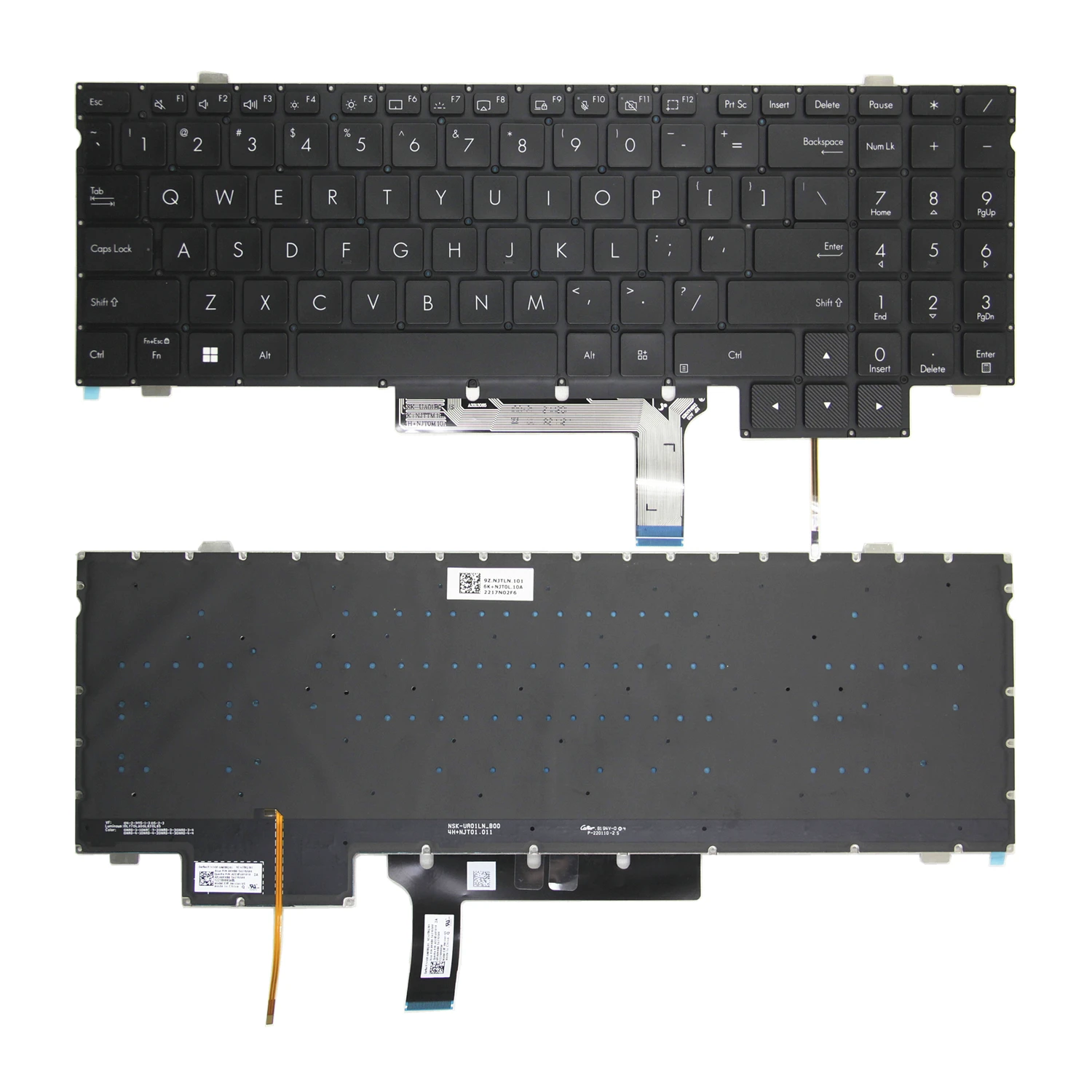 100% Nuova Tastiera Usa Per Asus Proart Studiobook 16 H5600 W5600 H7600 W7600 H5600Q H7600Z W7600H Tastiera Per Laptop Retroilluminata