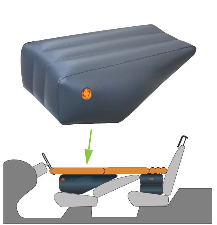 Car Inflatable Mattress Front Slope Pad Inflated Stool Cushions In The Rear Seat Gap Self-driving Traveling Supplies Accessories