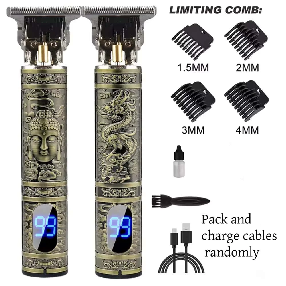 LCD Display T9 Electric Hairber 0mm Shaver Hair Trimer Home Appliances Travel Barber Razors Shaving Machine for Men Trimmer Man hair trimmer
