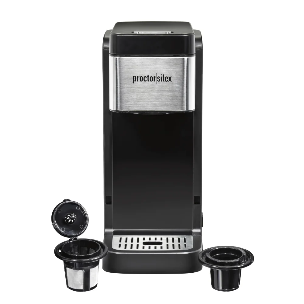 

Proctor Silex Single-Serve Coffee Maker, 40 oz. Reservoir, Black, 49919 US(Origin)