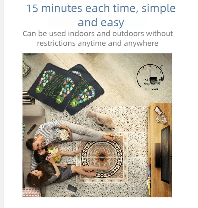 Foot Massage Pads Pebbles Foot Massager Fitness Acupoints Stimulate Relax The Feet Care Tools Parents and Family Gifts