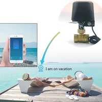 วาล์วน้ำอัจฉริยะ Tuya Zigbee WIFI ขนาด DN15 DN20 DN25 ควบคุมอัตโนมัติสำหรับบ้าน ตั้งเวลาเปิด-ปิดก๊อกน้ำ รองรับ Alexa Google Assistant และ SmartLife 4