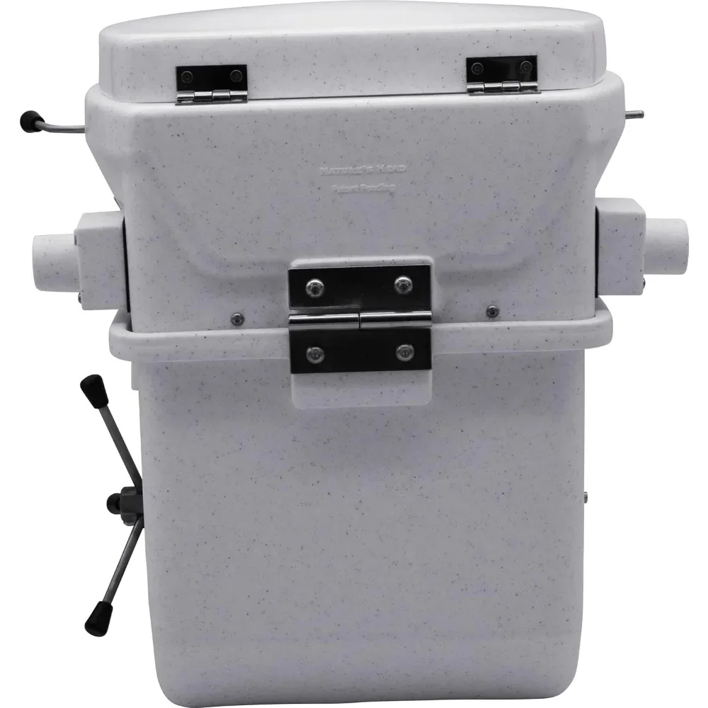 Self Contained Composting Toilet with Close Quarters Spider Handle Design 5